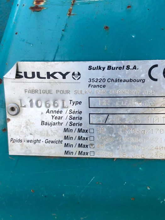 Vînd freză grapă rotativă 4 m