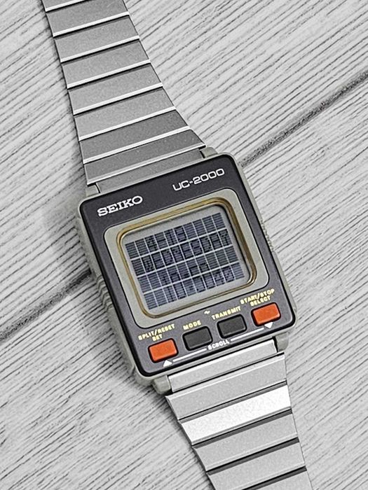 Ceas LCD Seiko UC-2000 Vintage 1984 made in Japan foarte Rar
