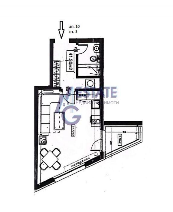 Продава се Едностаен апартамент в Царево - 47 кв.м за 1505 €/кв.м - Снимка #10