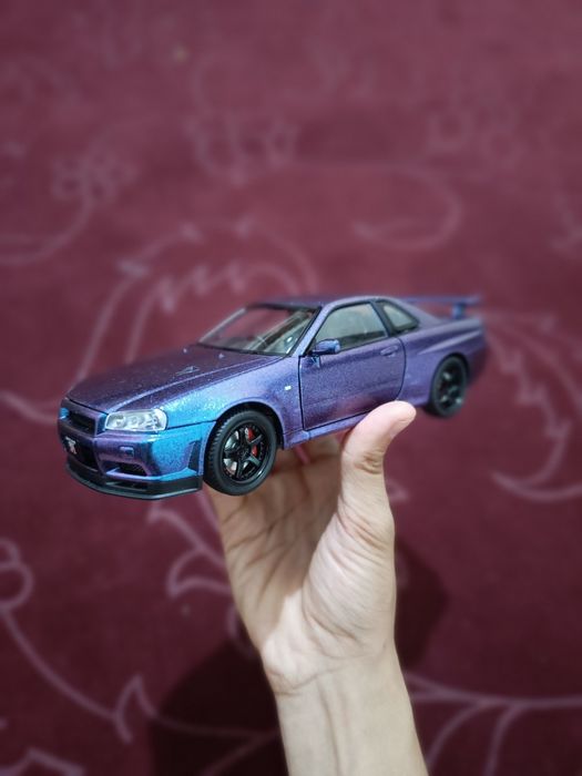 NISSAN SKYLINE 34 1:24 holati yangi