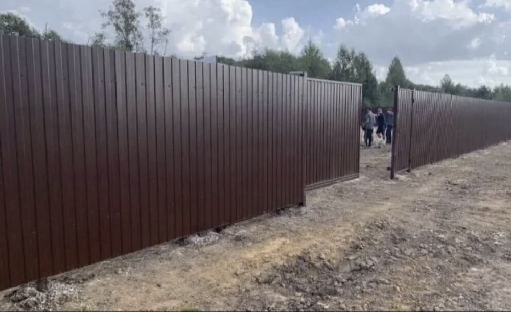Забoры, нaвecы. Уcтановка, монтаж.