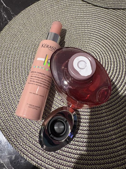 Set Kerastase Chroma Absolu sampon si serum leave in termic