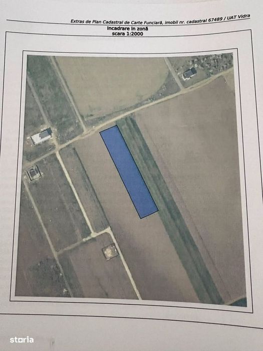 Loturi teren 500 m P+1+M Berceni - Vidra Actele la zi Puz valabil