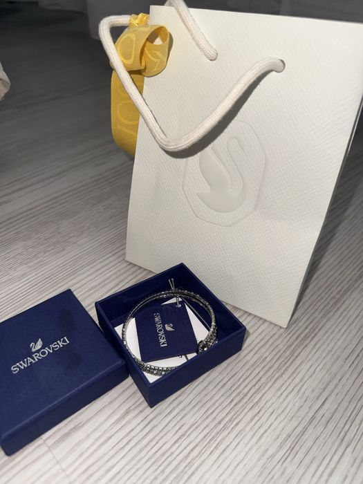 Brațară Swarovski Originala cu inimi