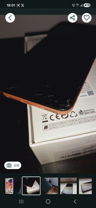 Samsung ecran SPART Galaxy A70
