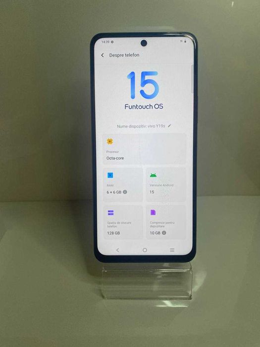 Telefon Vivo Y19s 128 GB Silver - Cod 127830