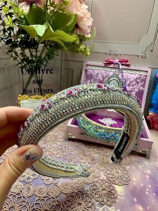 Ободок для волос ручной работы