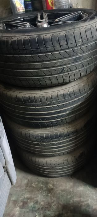 Литые диски с покрышками 4 шт