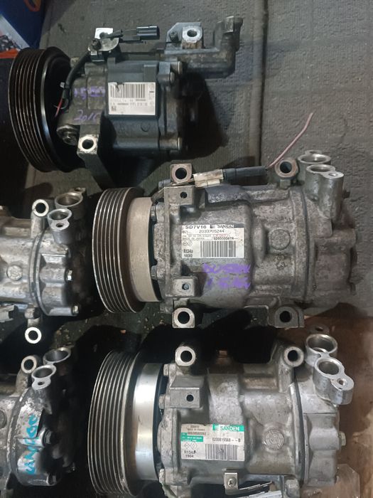 Compresor ac Renault Clio3 Modus Twingo Kangoo Megane3 Scenic3 Megane2 Scenic2 Kadjar Captur Clio4 Talisman Dacia Duster Logan Sandero Stepway ac