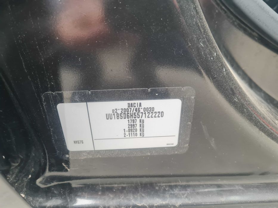 Dacia Dokker 1.5 DCI an 2017 73.000 km euro 6 cash sau rate fixe