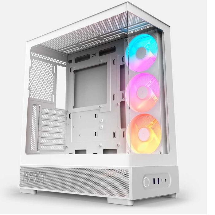 НОВА ! Компютърна кутия NZXT S5 RGB White