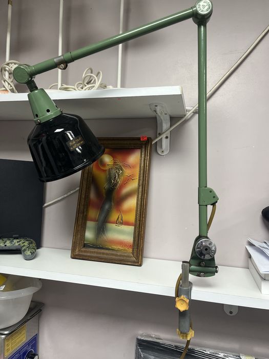 Работна лампа от 50-те години на миналия век от Кърт Фишер за Midgard