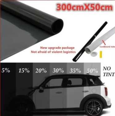 Фолио USA №3642-2 за стъкла Dark Black 20% 50х300см.