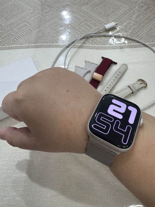 Apple watch series 9, 100% аккумулятор