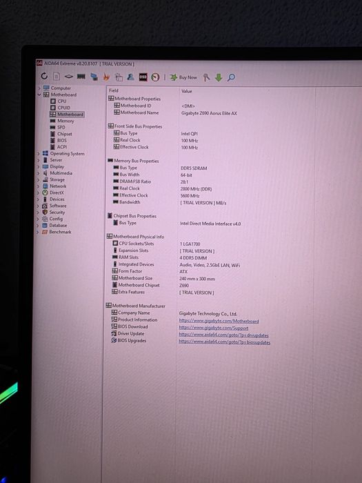 Placă de bază Gigabyte Z690 AORUS ELITE AX - Socket LGA1700, DDR5,