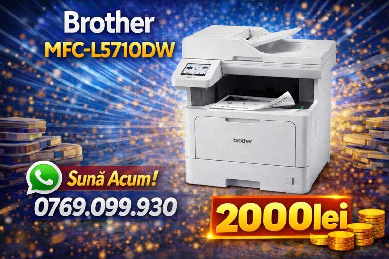 Multifuncțional A4 profesional Brother MFC-L5710DW, wireless SIGILAT