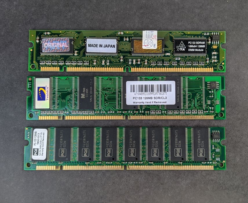 Память ОЗУ SD-RAM PC133 128MB
