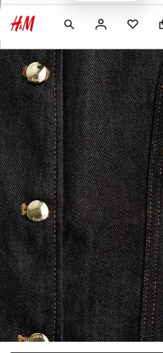 Джинсовая жилетка H&M