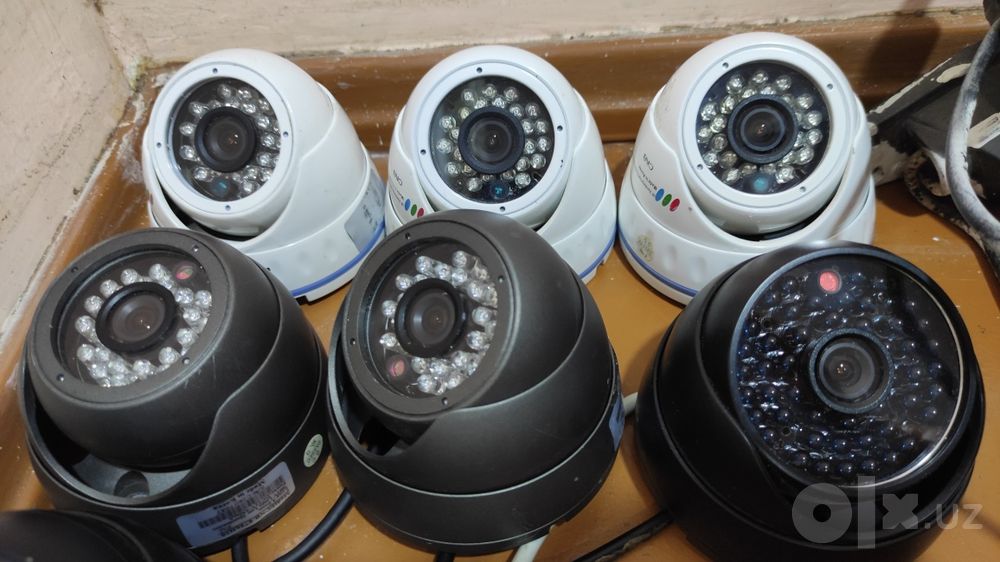 DVR Hikvision 16 канальный + аналагоные камеры 16шт (разные)