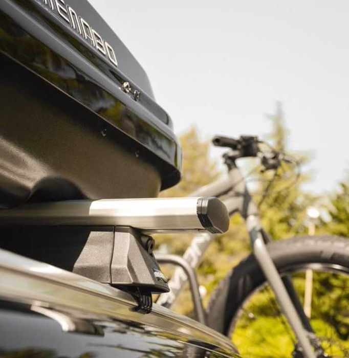 Алуминиеви греди багажник MENABO Leopard стандартен или плътен рейлинг