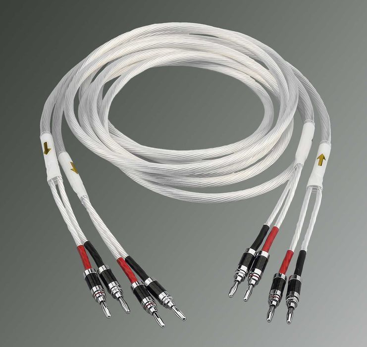 акустический кабель 5N OCC посеребренная медь (длина 2х2м)