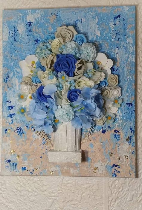 Tablou 5D Deluxe Flori_Handmade Unicat