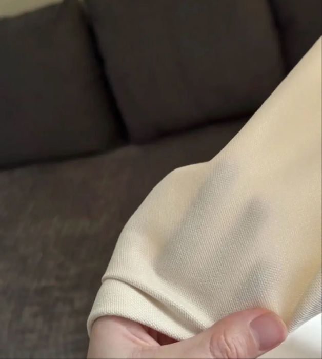 Молочный блэкаут штор