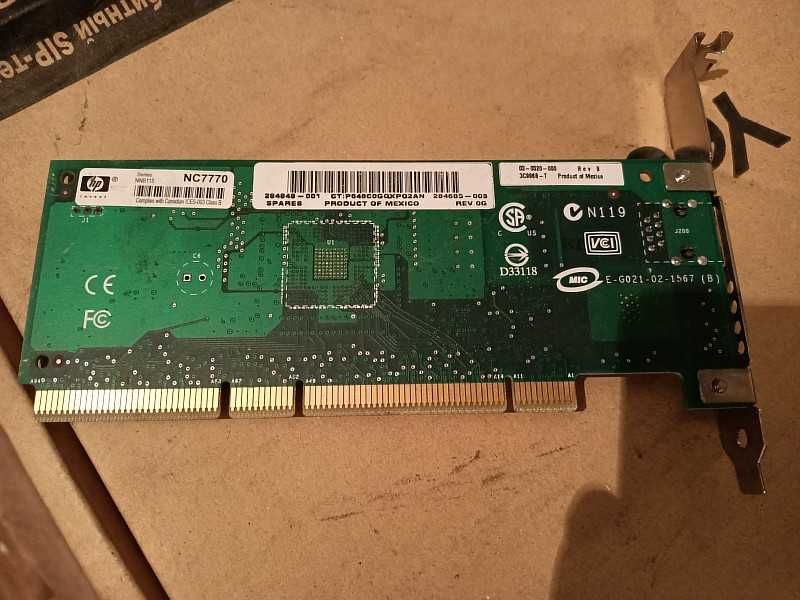 Серверная сетевая карта "HP NC7770".