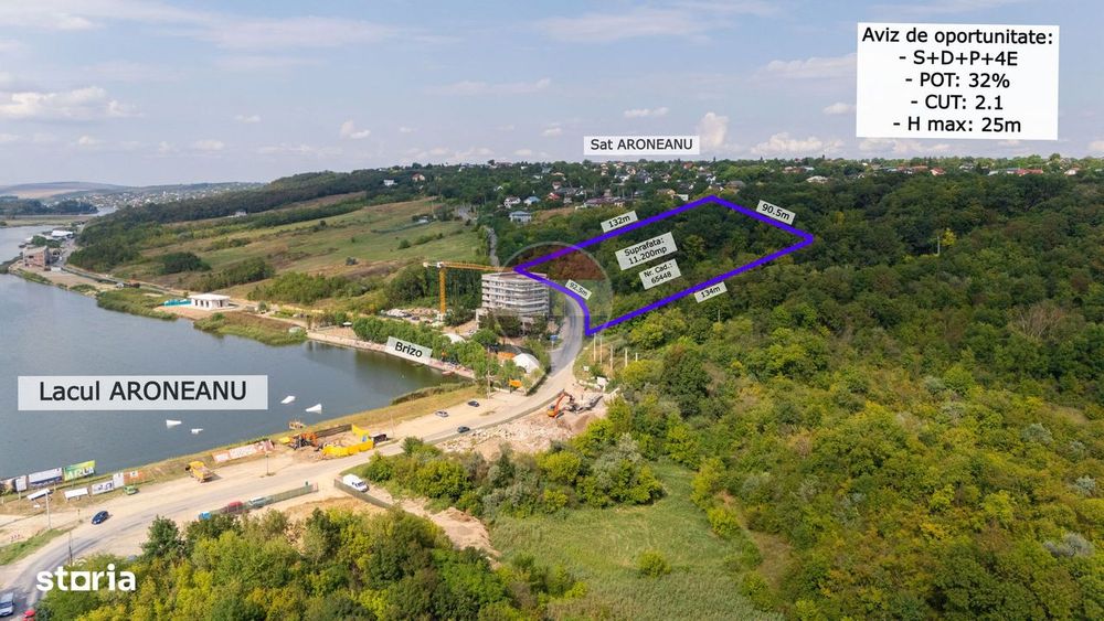 Investiție Unică: Teren de Vânzare 11.330mp pe Lacul Aroneanu - Iași