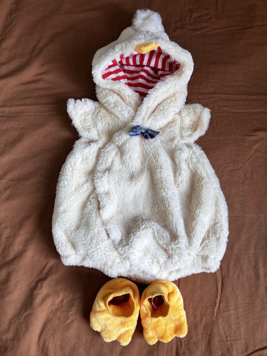 Новогодний детский костюм циплёнка 70-80 размера