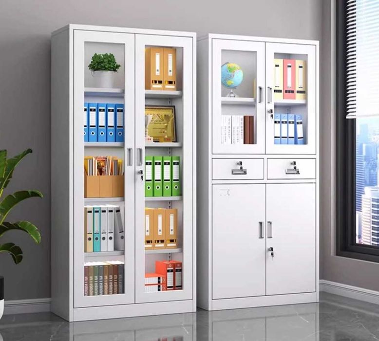 Архивный металлический шкаф для хранения документов с ключевым замком