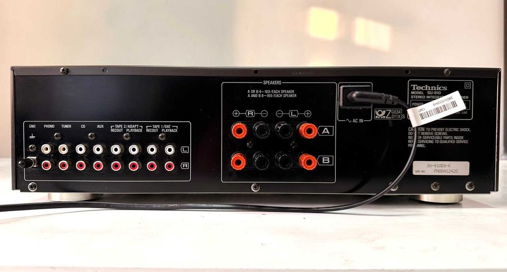 Amplificator Technics SU-810 New Class A Stereo Hi-Fi Sunet Curat si Dinamic