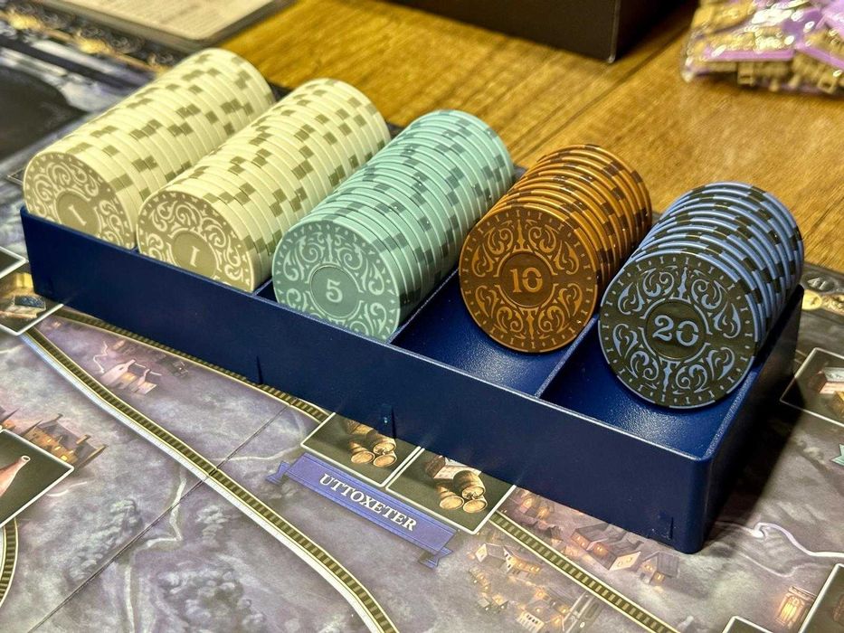 Oferta! Boardgame Brass Birmingham Deluxe + Extra Premium 3D/Metal/Box/Sleeves