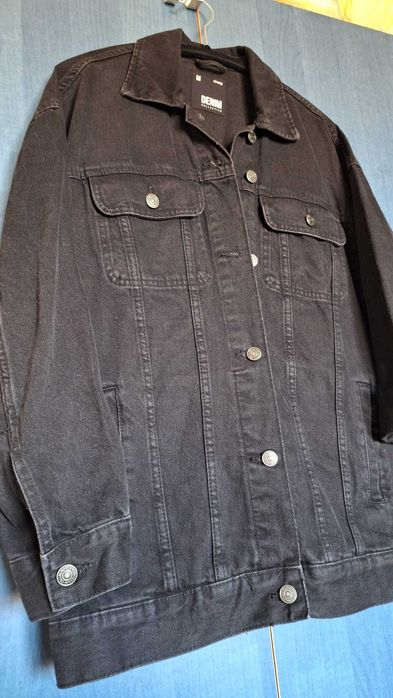 Geacă denim neagră damă mărimea M – Denim Collection