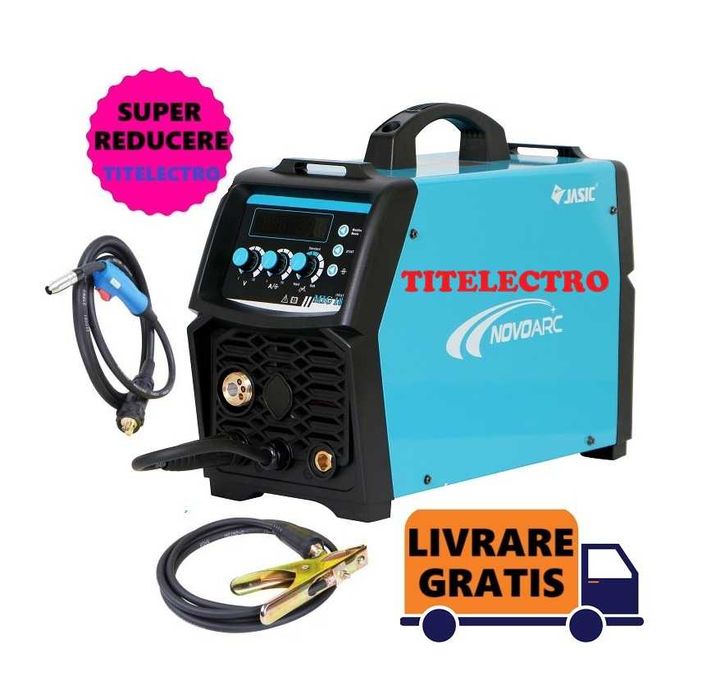Aparat sudura cu sarma NOVO MIG 180 Jasic argon CO2 flux MIG/TIG/MMA
