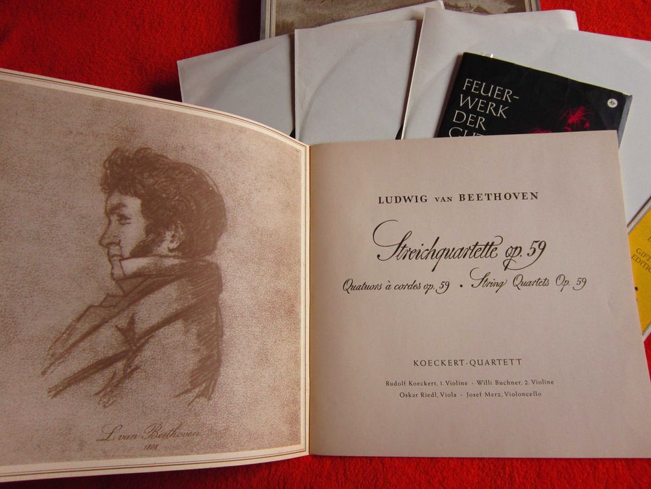 rar vinil Koeckert Quartett Cvartete Coarde Beethoven Germany 1960
