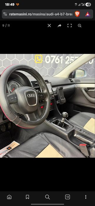 Audi A4 B7 Avant 2.0 TDI 140 CP – întreținută, gata de drum