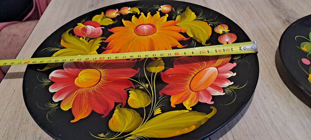 Хохлома.Ръчно рисувани авторски съдове.