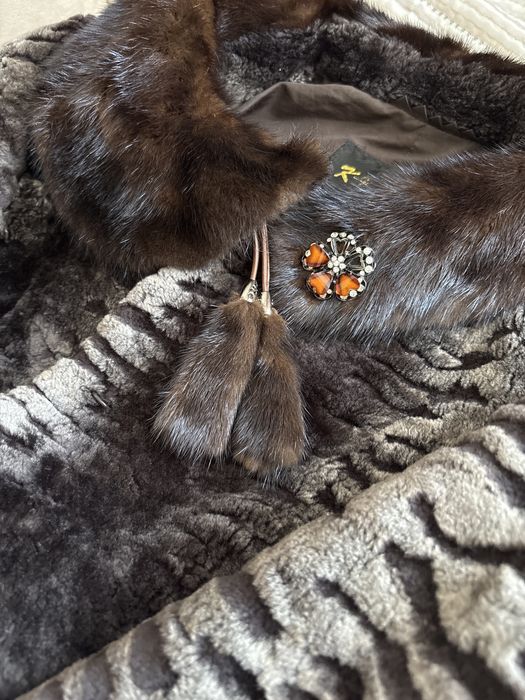 Шуба мутон в хорошем состоянии