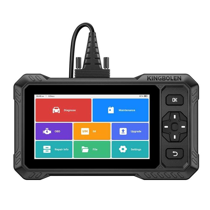 Tester auto KINGBOLEN S6 Elite 2025, tableta Android, diagnoza toate modulele, functii service 15+, AutoVIN 110+ marci, update gratuit pe viata