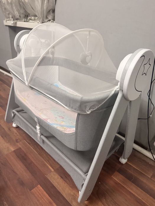 Электронный Калыбельный люлька кровать для малышей