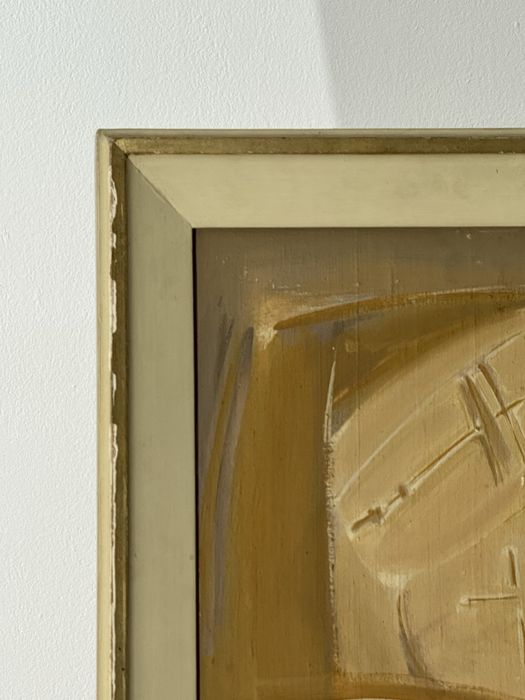 Scurtă Rugăciune, Tablou Original Semnat Liviu Lăzărescu, Ramă Lemn