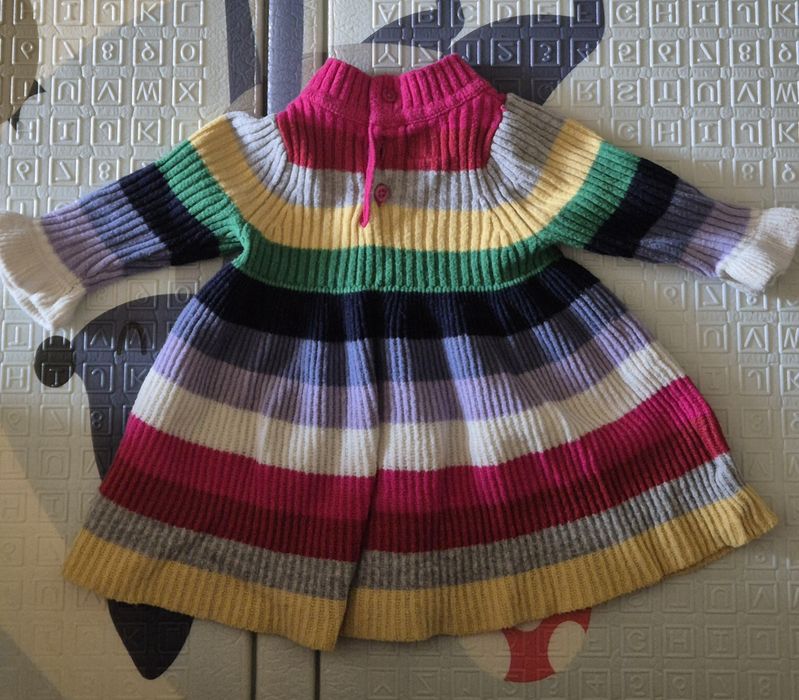 Зимна рокля GAP за бебе 0-3 месеца