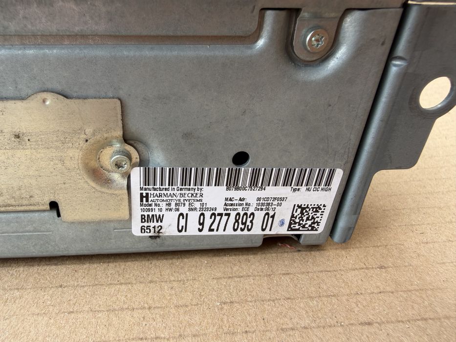Unitate navigatie CIC / NBT BMW Seria 1 2 3 4 5 6 7 X5 X6