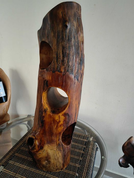 Идват празници. Арт стойка за бутилки.