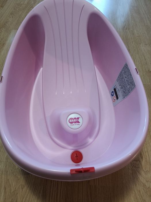 Cadita Onda Baby, Roz, Ok Baby cu termometru inclus