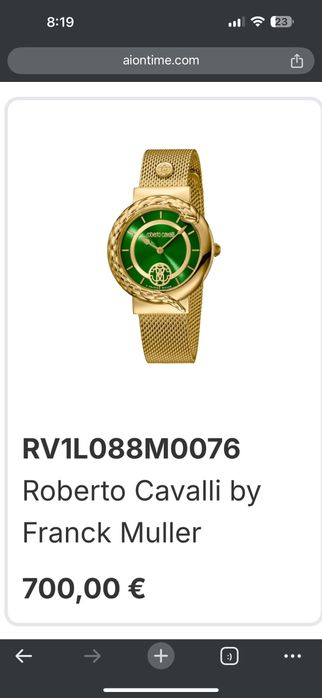 ROBERTO cavalli by Franck Muller оригинал