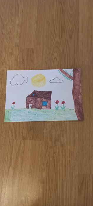 Продам картину Домик в поле