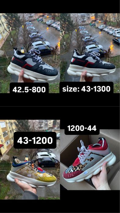 Versace chain reaction ( dior b23- of white - balenciaga