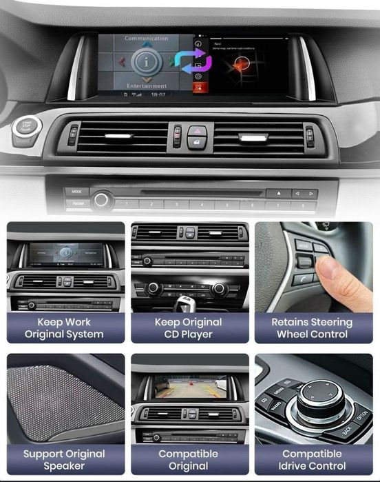 Navigatie Android dedicata BMW Seria 5 F10, F11 (2011-2016)